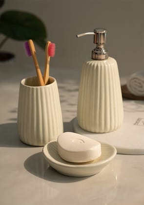 Lime Bathroom Set