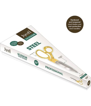 Jyoti Scissor 10" Steel Golden - Pack of 1