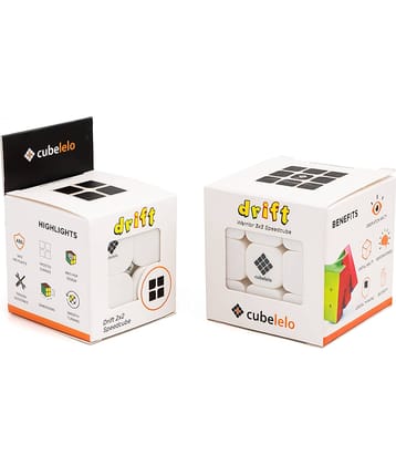 Cubelelo Drift 2x2 & 3x3 Combo Sticker less Magic Speed Cube Puzzle Toy