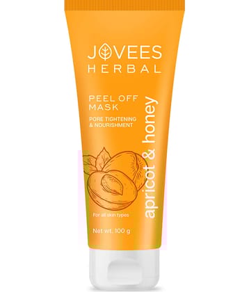 Jovees Herbal Apricot & Honey Peel Off Mask For All Skin Types, 100gm (Pack of 1)