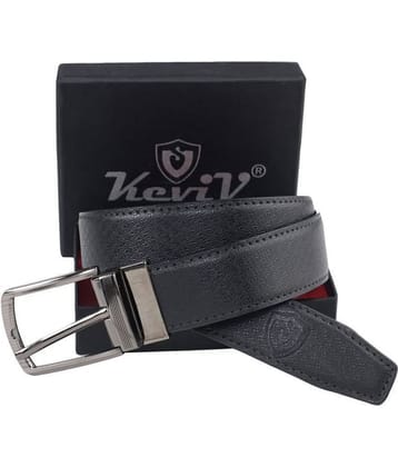 Keviv Black Leather Casual Belt