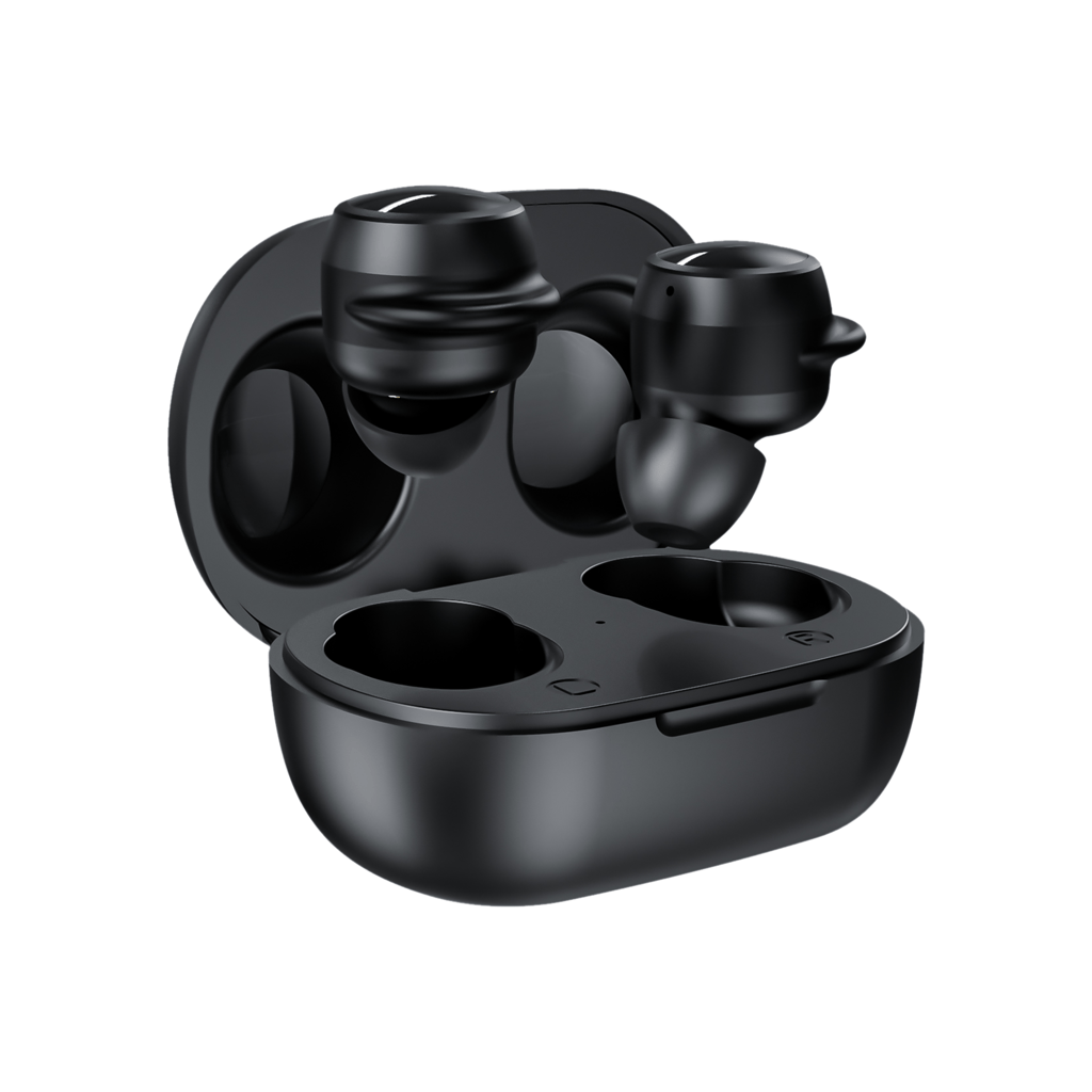 Cellecor BroPods CB04 Waterproof Earbuds With 20 Hours Playtime, Automatic Pairing, ENC Bluetooth - Black