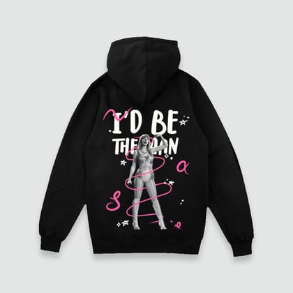 1989 taylor’s version oversized Hoodie-S / Black