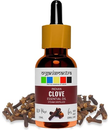 Organix Mantra Clove Essential Oil 15 mL ( Pack of 1 )