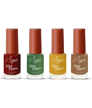 Neyah Multi Glossy Nail Polish 24 ( Pack of 4 )