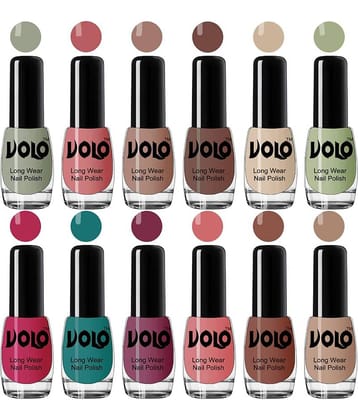 VOLO True Wear High Gloss Impresso Nail Polish Sets of 12  Multi Glossy 60 mL