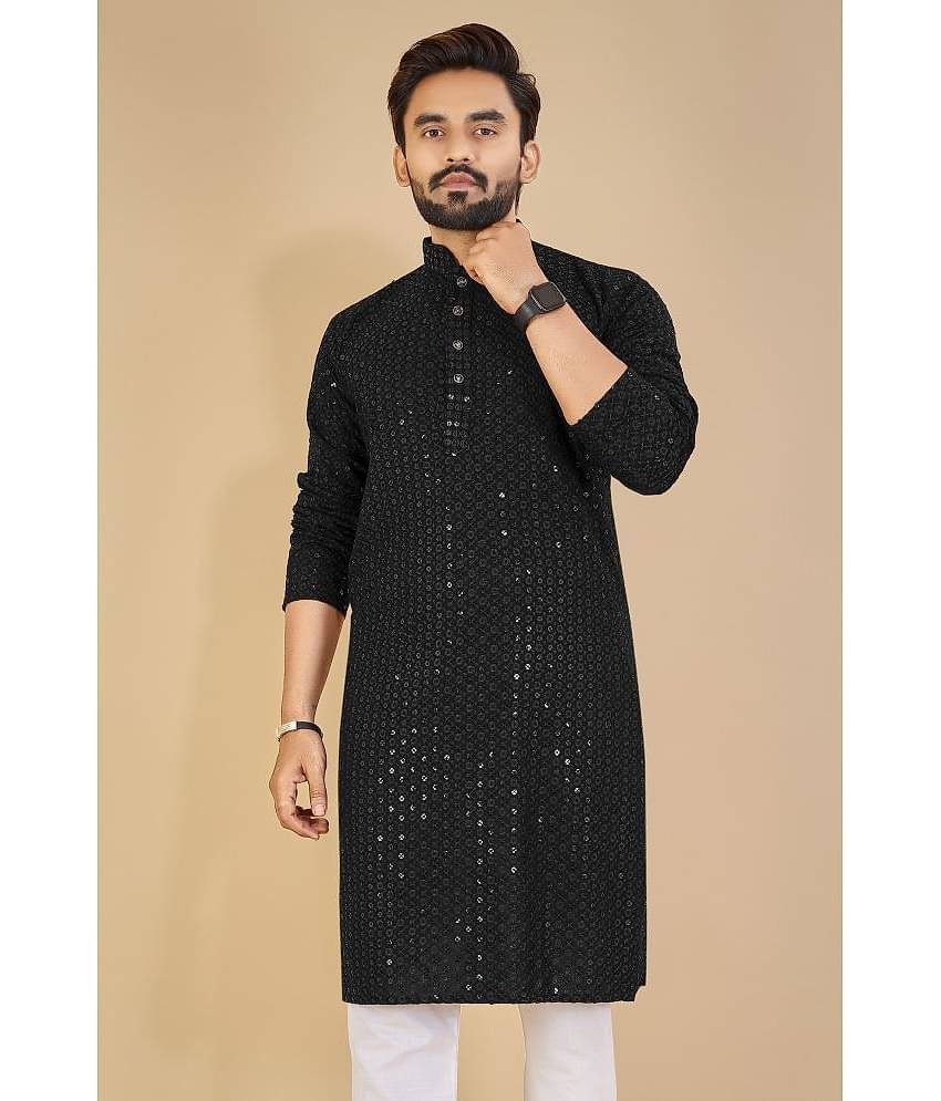 Balaji's - Purple Cotton Men's Regular Kurta ( Pack of 1 )
