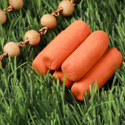 Giri Srichurnam - 5 Pcs | Thiruman  | Namakatti  | Holy Stick for Tilak Orange Color