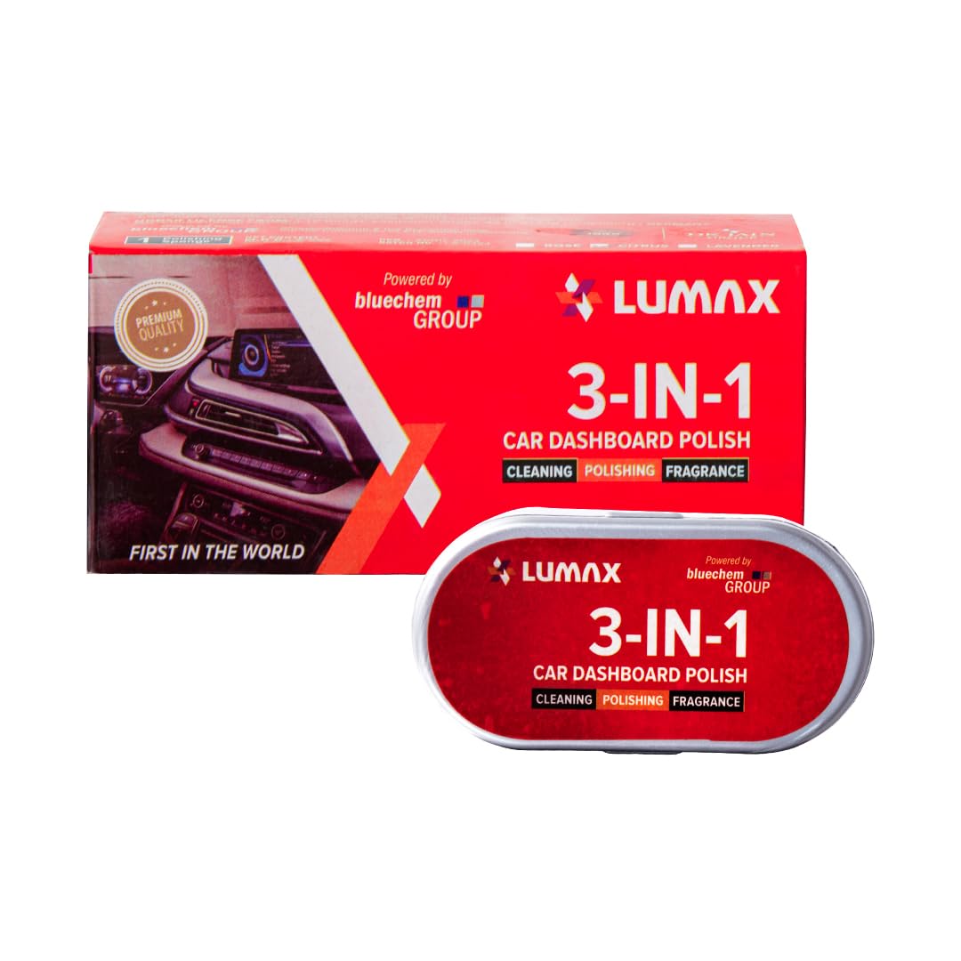 Lumax 3 in 1 Dashboard Polish | Cleans, Shines, Protects & Refresh | Pleasant Aroma | Long-Lasting Finish