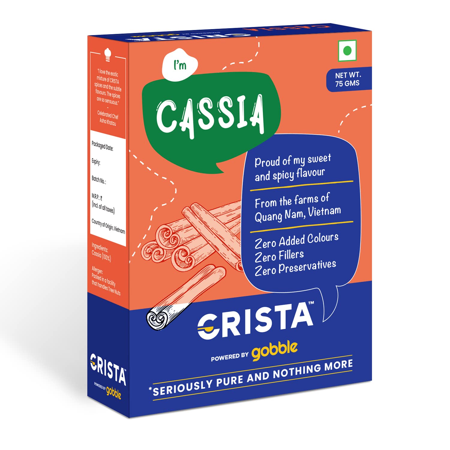CRISTA Cassia, 75 gm