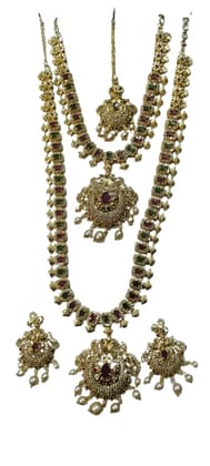 Intricate and Enduring ONE GRAM GOLD Jewellery Set Intricate and Enduring ONE GRAM GOLD Jewellery Set