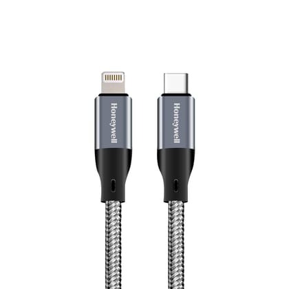 Type C to Lightning cable 1.2mtr - (Braided) - Grey
