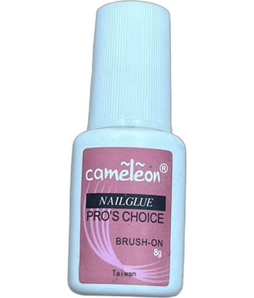 Cameleon White Brush On Nail Glue (White) Nails 8 g