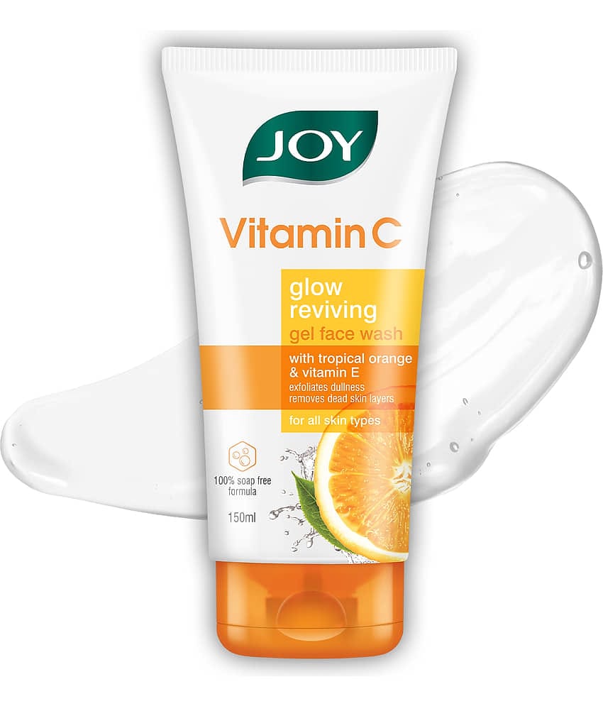 Joy Skin Brightening Vitamin C Face Wash Fades Dark Spots & Repairs Skin Barrier 150ml (Pack of 1)