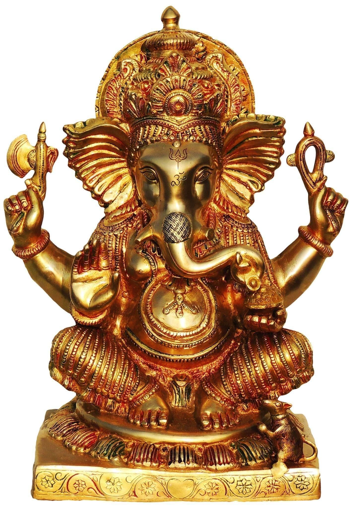 Ganeshji with BAse-14*8*18 Inches (BS492 B)