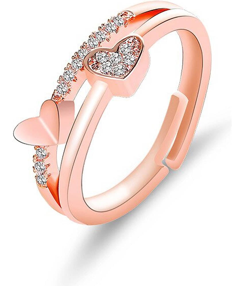 FASHION FRILL - Rose Gold Rings ( Pack of 1 )