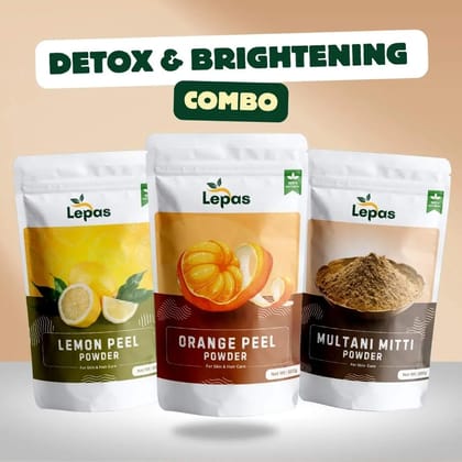 Detox & Skin Brightening Face pack Combo | 100g each