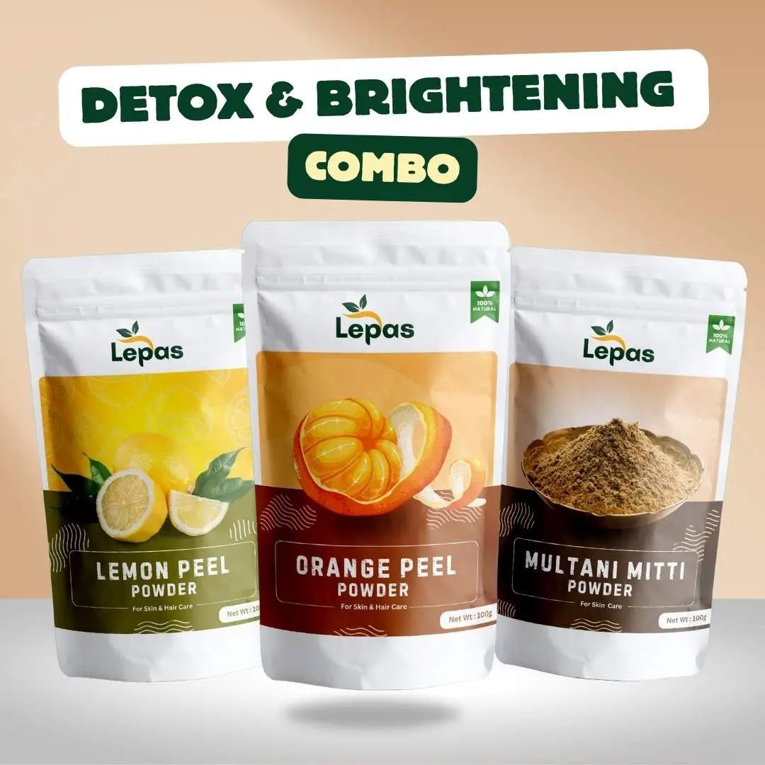 Detox & Skin Brightening Face pack Combo | 100g each