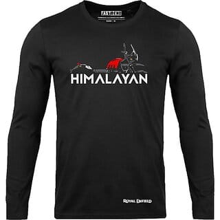 FastB Men Typography Round Neck Black T-Shirt