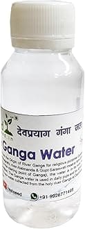 Real Seed Divine Ganga Water from Devprayag Maa Ganga River Holy Water - 60ML (Not for Drinking)