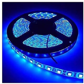 Daybetter 4 Meter 2835 Cove Non Waterproof Led Strip Fall Ceiling Light For Diwalichritmas Festival Decoration With Adaptor/Driver (Blue60 Led/Meter) Tar-H1