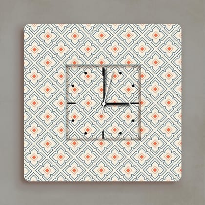 Echoes of Time – Block Print Wall Clock-11 Inches