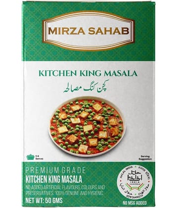 Mirza Sahab Kitchen King Masala Instant Mix 50 gm Pack of 4