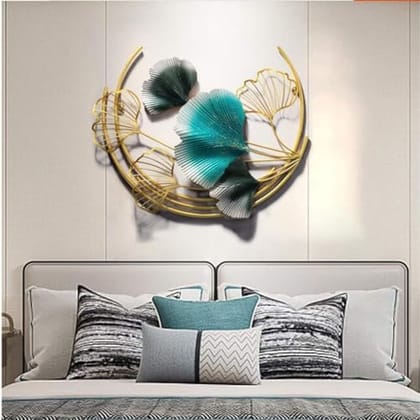 Decorative Metal Wall Sculpture Art Hanging Décor, Suitable for Hotel Bedroom Living Room Study Decoration Art,