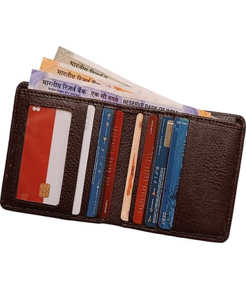 Wingers Brown PU Men's RFID Wallet,Anti-theft Wallet,Regular Wallet ( Pack of 1 )