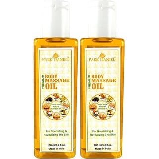 PARK DANIEL Organic Body Massage oil combo of 2 bottles of 100 ml (200 ml) (200 ml)