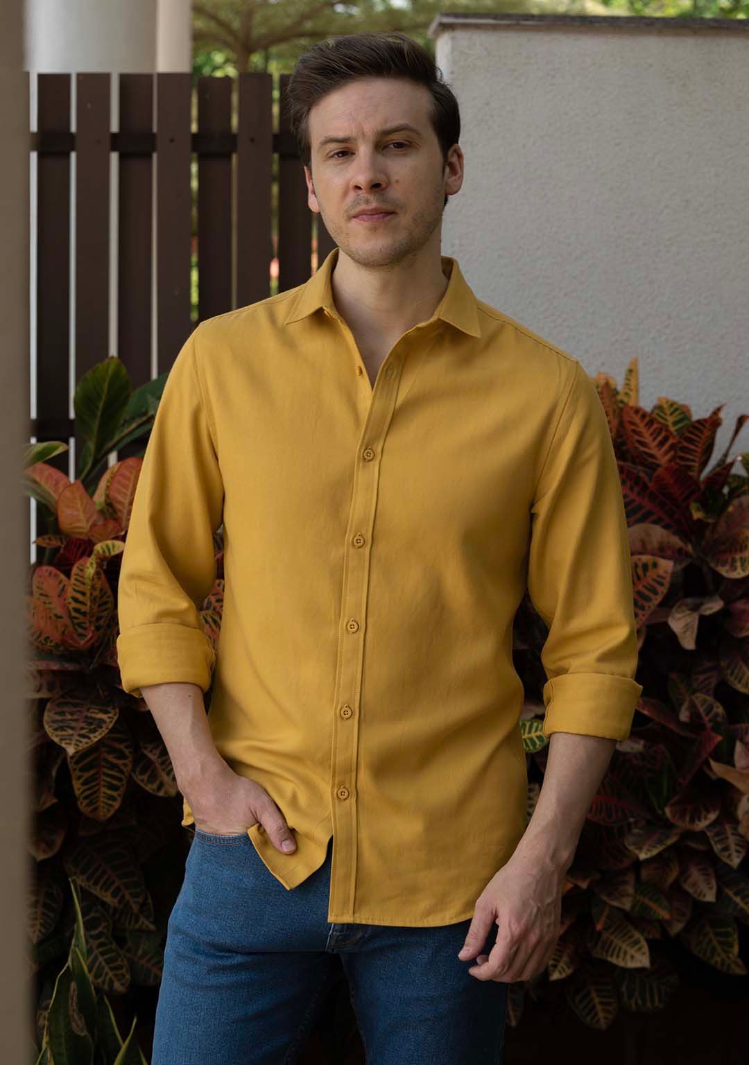 Tencel™ Shirt in Mimosa-S · 38 - 39''
