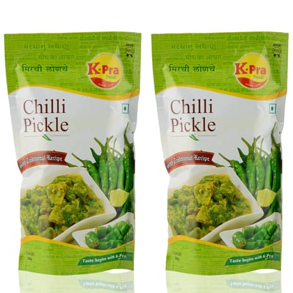 K-Pra Chilli Pickle, 200 Gms (Pack Of Two)