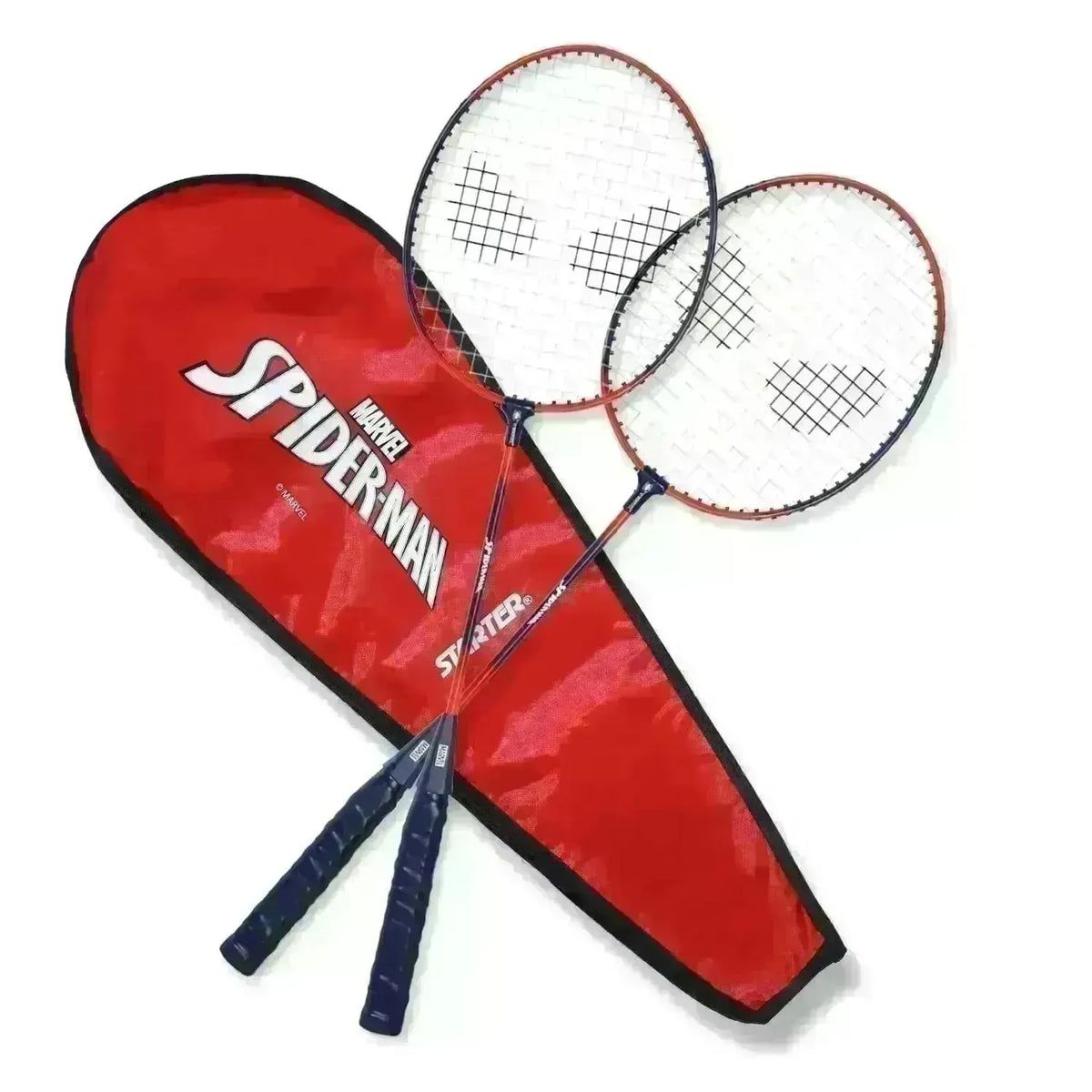 Starter Spiderman Badminton Racket Set
