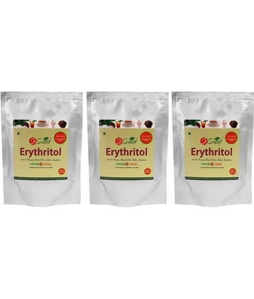 So Sweet Erythritol 100% Natural Sweetener 750gm for Diabetes - Sugar free (Pack of 3) (250 Each)