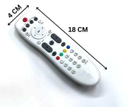 V3Deals Compatible Videocon New Model D2H Remote Original HD Box Set Top Box (Non Voice | Not RF) Exactly Same Remote Will Work Only - Please Match The Image with Your Old Product (Videocon D2H New)