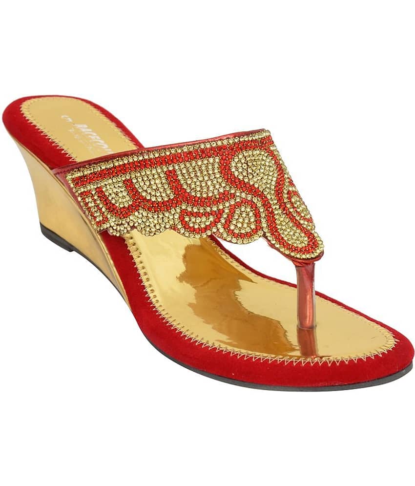 Racecourse - Red Women's Slip On Heels