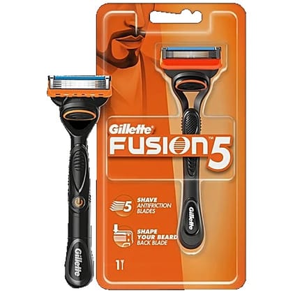 Gillette Fusion Manual Razor For Men for Perfect Shave & Perfect Beard Shape, 1 pc, 1 pc