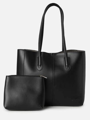 Dark Dynamite Black Tote Bag With Pouch Set-Tote Bag