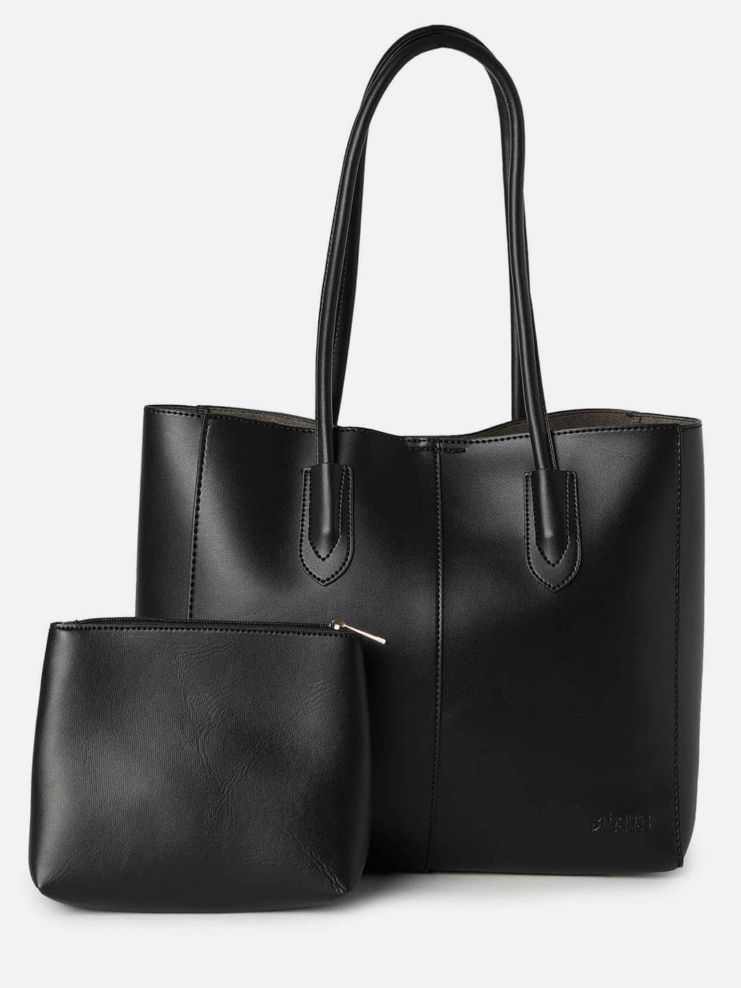 Dark Dynamite Black Tote Bag With Pouch Set-Tote Bag