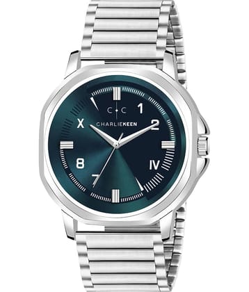 CHARLIEKEEN Silver Stainless Steel Analog Men's Watch