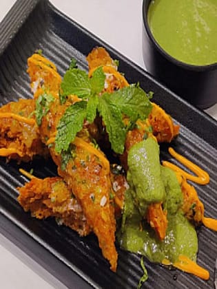 Mutton Gilafi Seekh Kebab