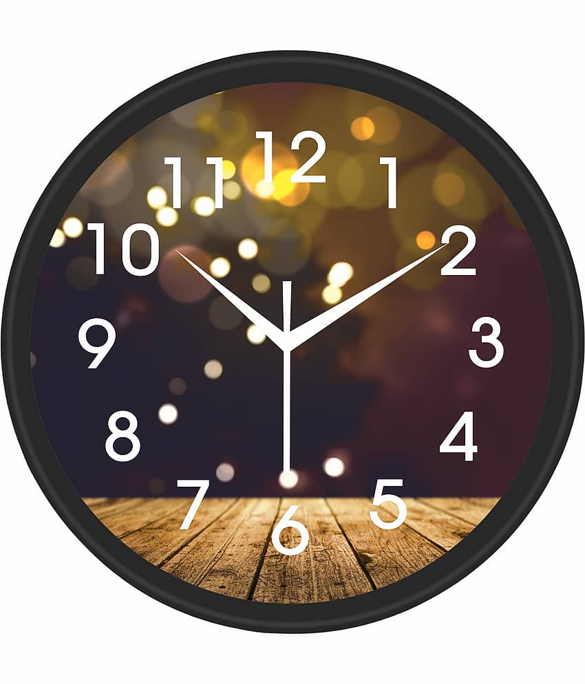 Trendy Homes Circular Analog Wall Clock