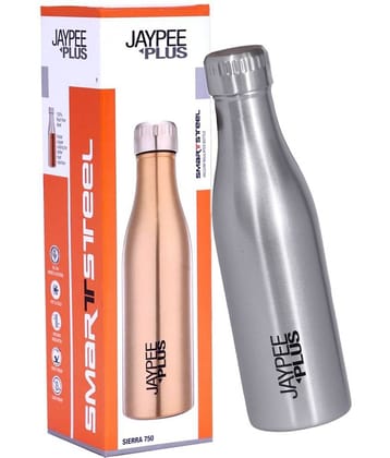 Jaypee Plus - Sierra 750  Black 750 mL Water Bottle ( Set of 1 )