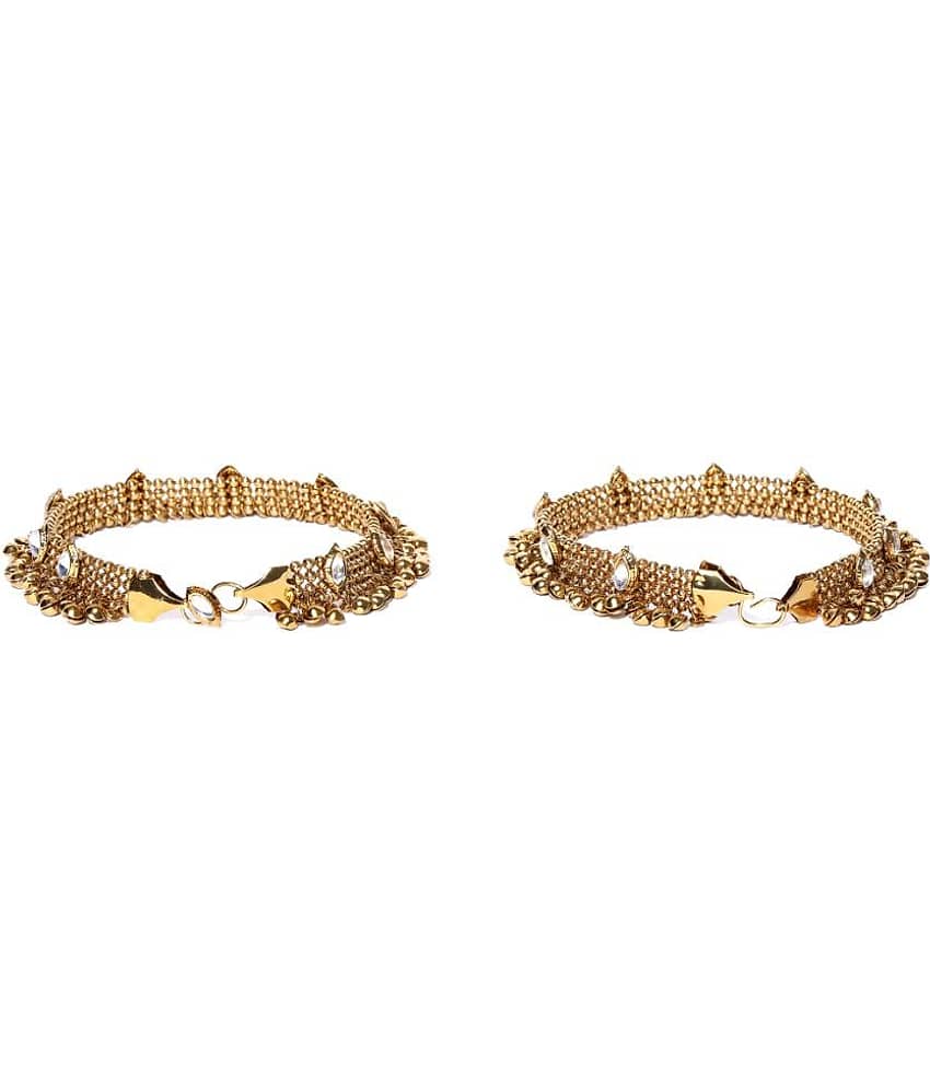 YOUBELLA Gold Anklets ( Pack of 1 )