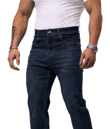 Stylefabs Regular Fit Clean Look Men's Jeans - Blue ( Pack of 1 )
