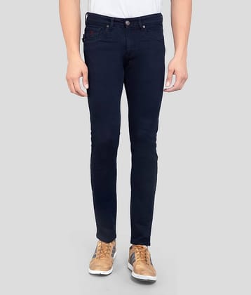 HJ 53 - Blue Denim Slim Fit Men's Jeans ( Pack of 1 )
