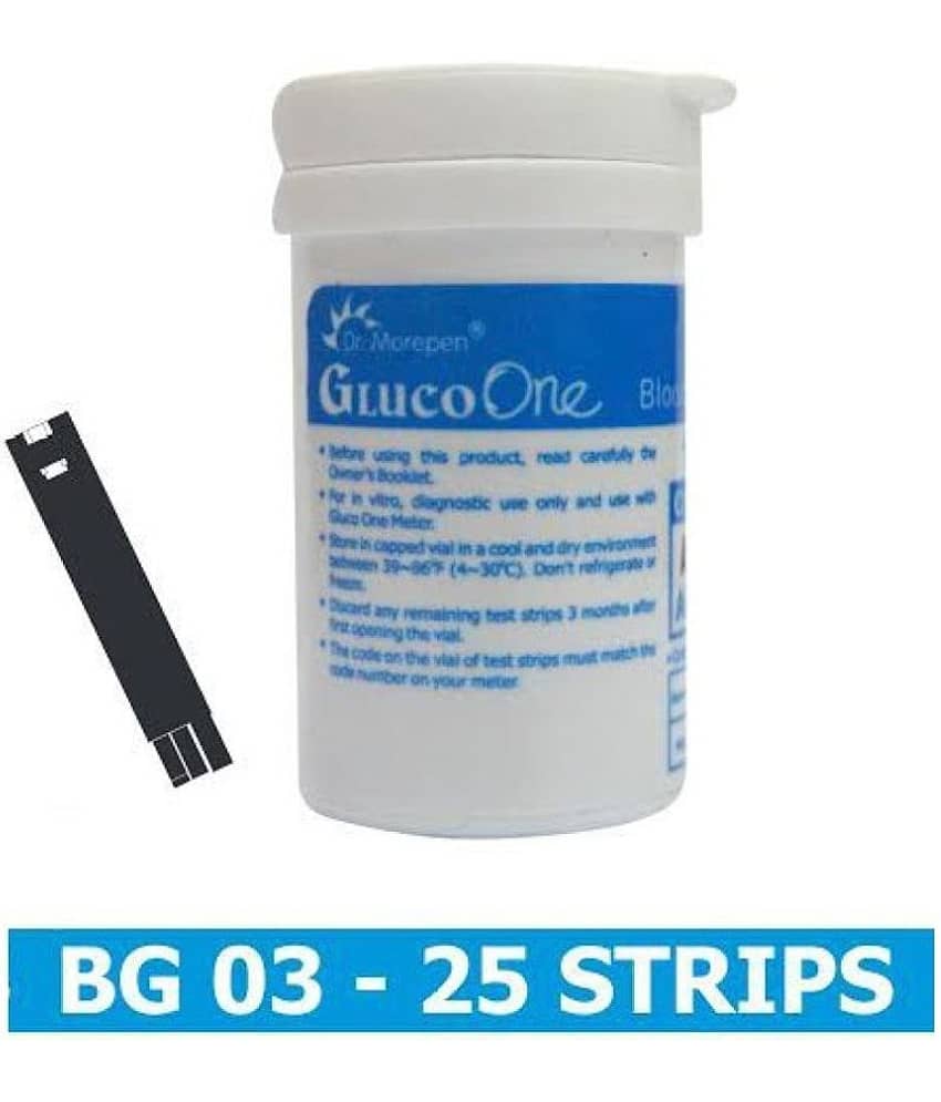 Dr. Morepen Gluco One Bg03 25 Test Strips
