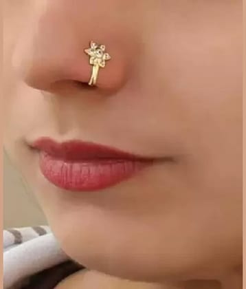 RENU CREATION Beads Gold-plated Plated Metal, Alloy, Brass, Tungsten Nose Stud