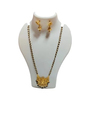 Black Beaded Mangalsutra Necklace