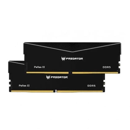 Acer Predator Pallas II 32GB (16GBx2) 6000MHz CL32 DDR5 RAM Black, BL-9BWWR-432